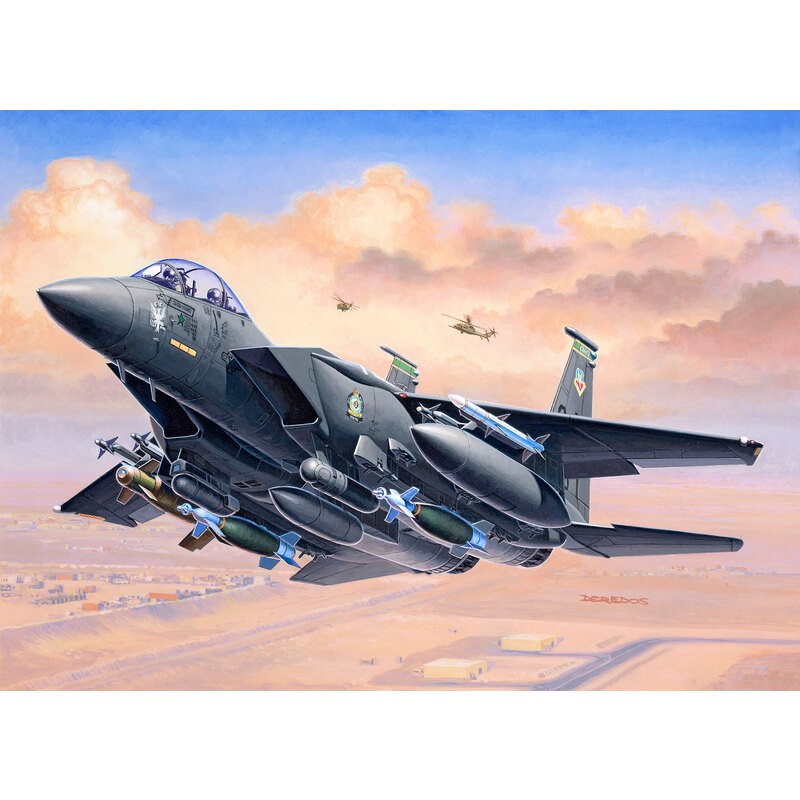 Model Set F-15E STRIKE EAGLE & bombs