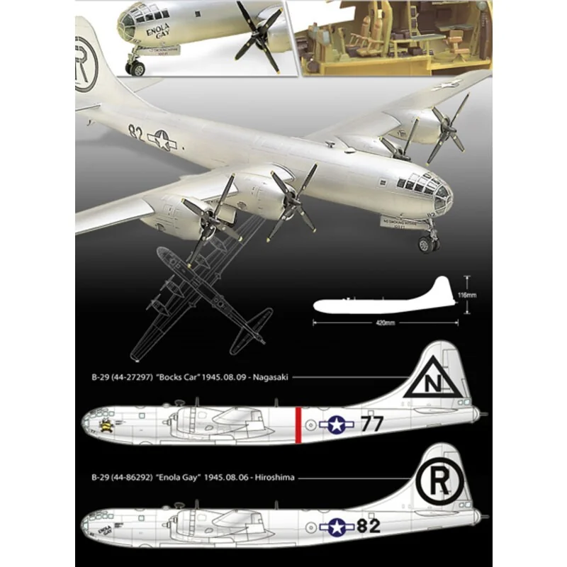 B-29A y ENOLAGAY Bockscar