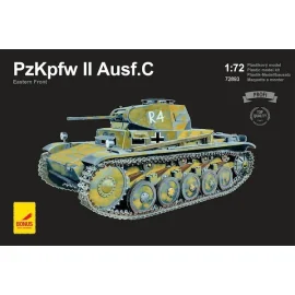 Pz.Kpfw.II Ausf.C Frente Oriental con cañón de la pistola de metal