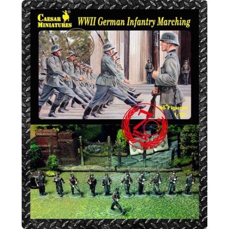 Figuras Alemán infantería en marcha (Segunda Guerra Mundial) x 36 cifras