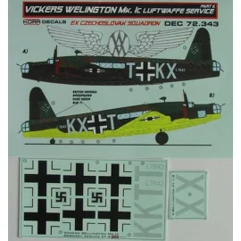 Vickers Wellington Mk.IC Luftwaffe Parte II (diseñado para ser utilizado con Eastern Express, FROG, NOVO, MPM y kits de trompeti