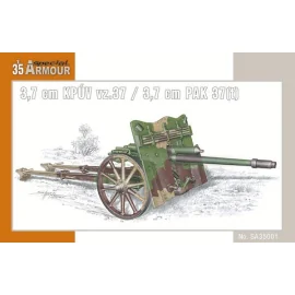 Canon 3,7 cm KPUV vz.37 (3,7 cm PAK 37 (t)) Las obras de Skoda en Pilsen habían sido un fabricante y proveedor de armas tradicio