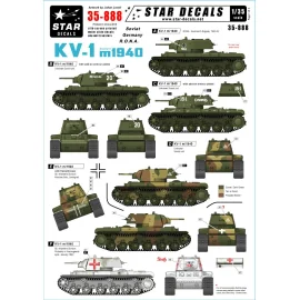 KV-1 ruso modelo / 1940. Soviética, Alemania, RONA