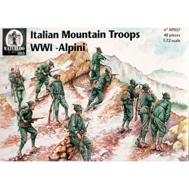 Las tropas de montaña ITALIANO Primera Guerra Mundial alpini x 45 piezas