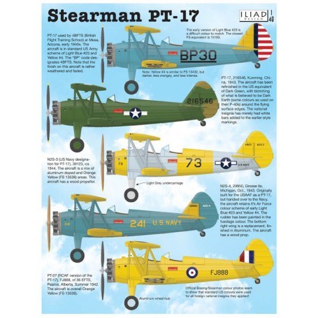  Calcomanía Stearman PT-17 Kaydet