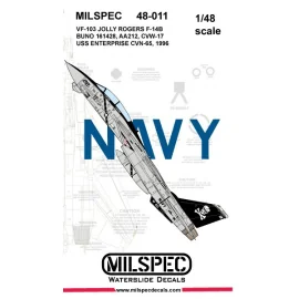 Grumman F-14A Tomcat VF-103 JOLLY ROGERS 1981 USS Nimitz