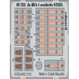 Junkers Ju 88A-4 cinturones de seguridad ACERO (diseñado para ser utilizado con los kits ICM)!