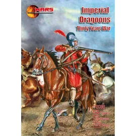 12 montado Imperial Dragones Guerra de los Treinta Años