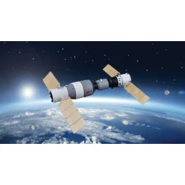Estación espacial de China TG-1 de la nave espacial Tiangong 1 y SZ-10 Shenzhou 10