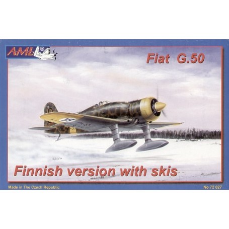 Maqueta Fiat G.50 Finnish version with Skis